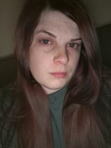 Images showing the physical reality of Lauren's Stage 3 HS.