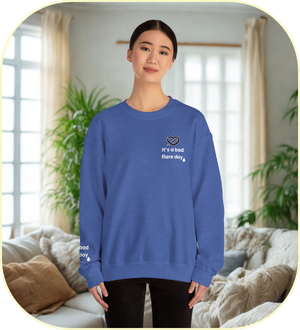 Woman wearing the blue 