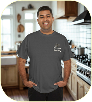 Man wearing the grey 